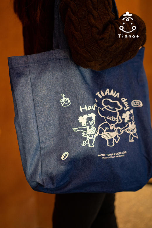 修狗牛仔帆布包 商品图6