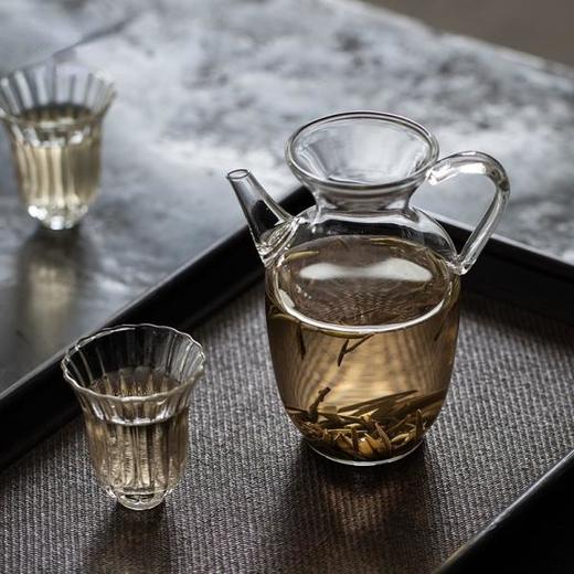 永利汇耐热玻璃泡茶杯透明日式花茶杯泡茶器家用单壶功夫茶具手工 商品图1