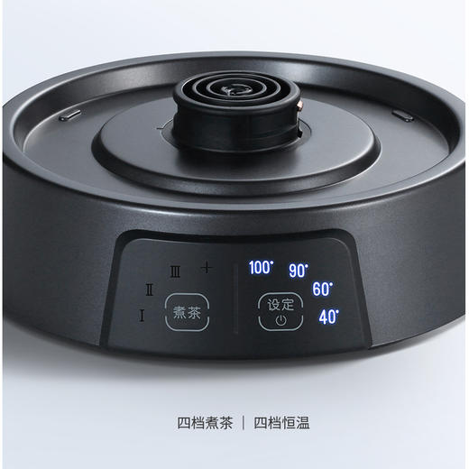 永利汇吉谷泡茶水壶玻璃蒸茶器煮茶器家用电热水壶恒温一体茶壶整套茶具 商品图3