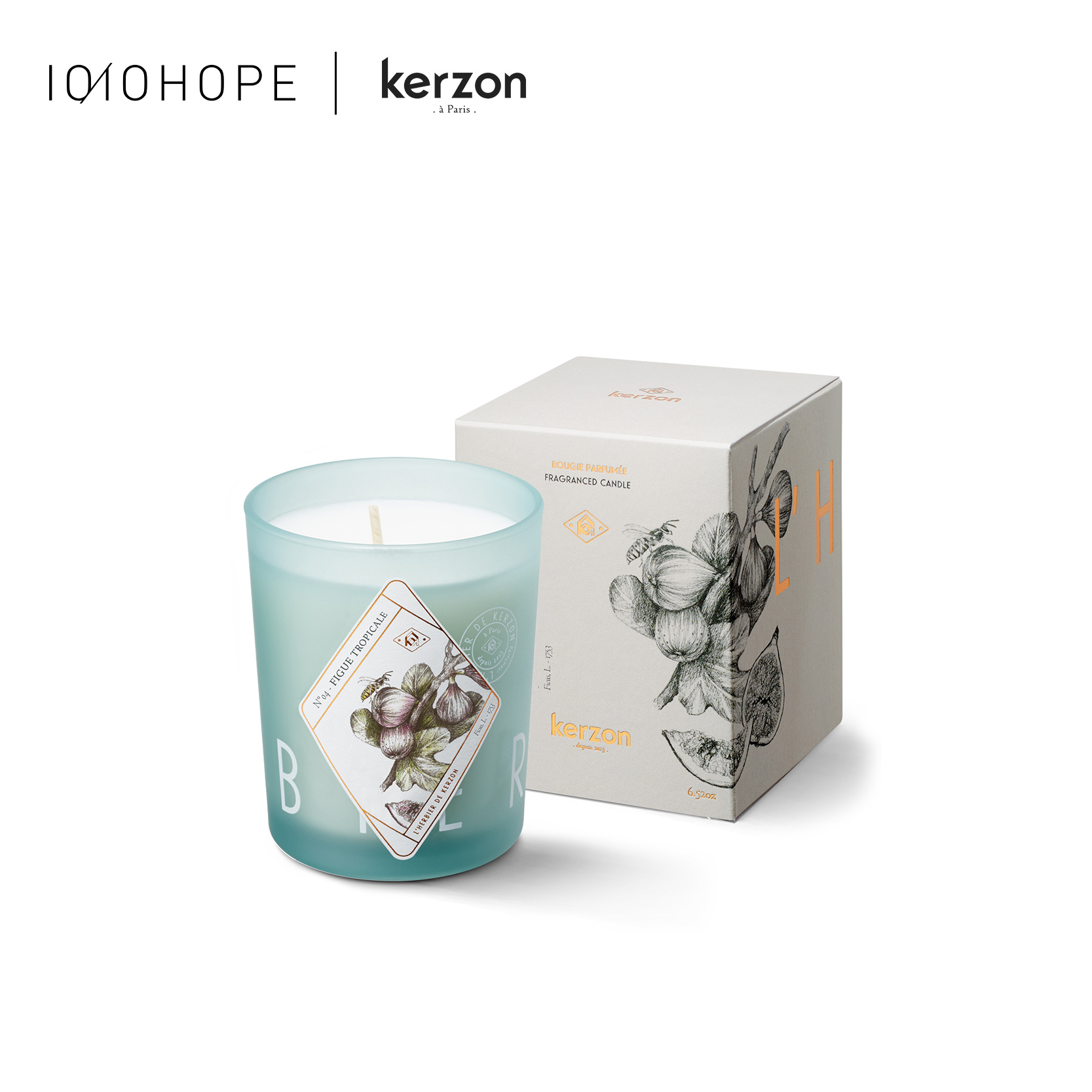 KERZON 热带无花果植物香氛蜡烛 190g【国内发货】