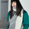 【cacuss】CACUSS围巾冬季女士毛毯保暖舒适围脖韩版外搭时尚披肩生日礼盒装W0338 商品缩略图6