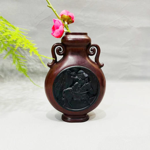 旗开得胜°捷报图小号花瓶 商品图0