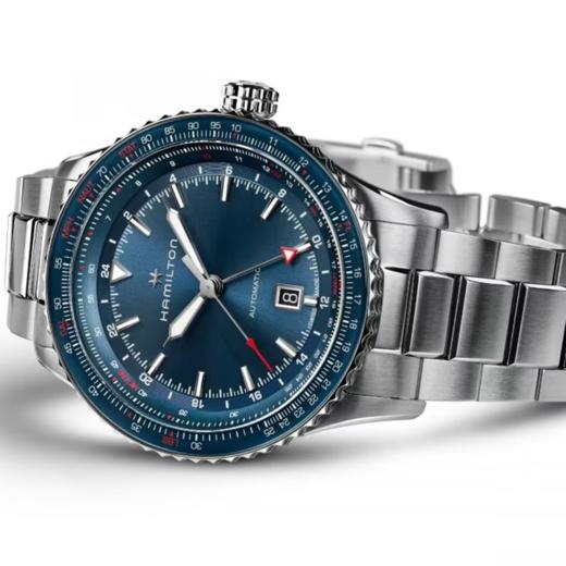 汉米尔顿 Hamilton 卡其航空系列天际换算自动机械男表 H76715140 商品图2