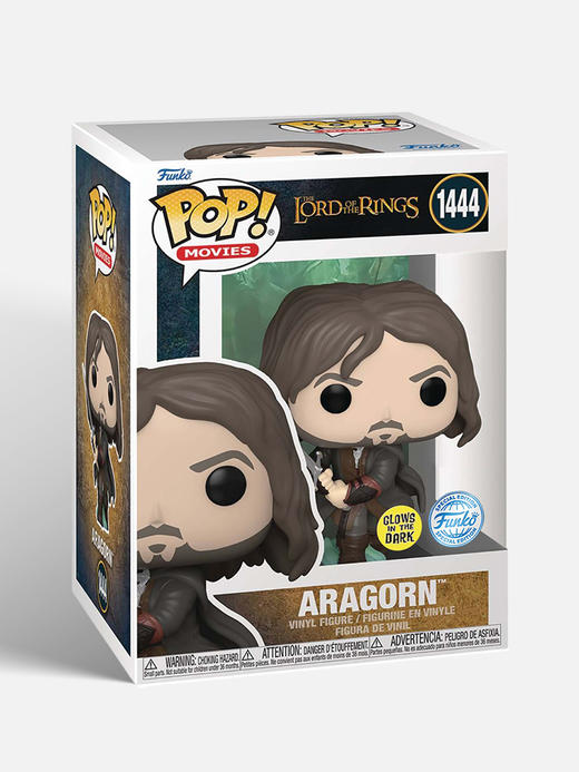 Funko POP Movies LotR Aragorn Army of the Dead电影 指环王POP公仔阿拉贡  亡灵军团夜光限定款手办 74704 商品图3