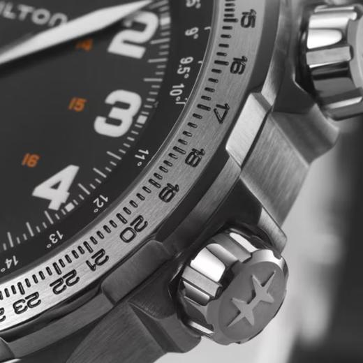 汉米尔顿 Hamilton 卡其航空系列超越风速双历自动机械表 H77755133 商品图2