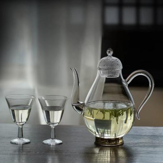 永利汇中式典雅复古美人壶清欢泡茶壶套装花茶多用一壶二杯酒壶文人玻璃 商品图2