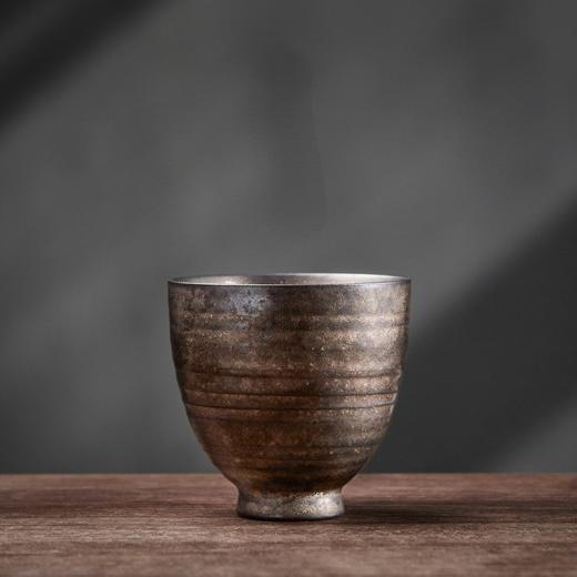 永利汇手工鎏金釉品茗杯日式单杯陶瓷功夫茶具茶杯家用主人杯复古小杯子 商品图0