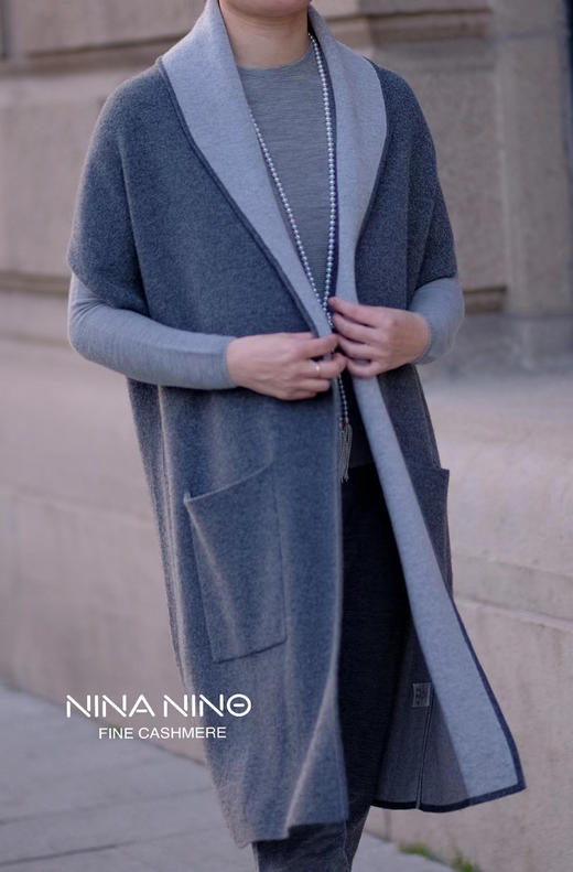 双层宝莱莉大衣（灰） 商品图3