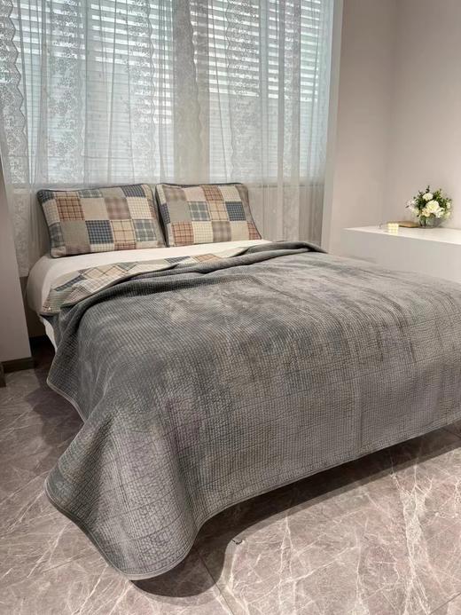 曼庭生活婴儿绒全棉两用床盖 商品图7