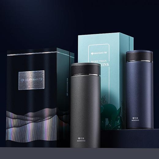 永利汇男士时尚泡茶杯不锈钢保温杯大带滤网直身杯便携磨砂车载 商品图3