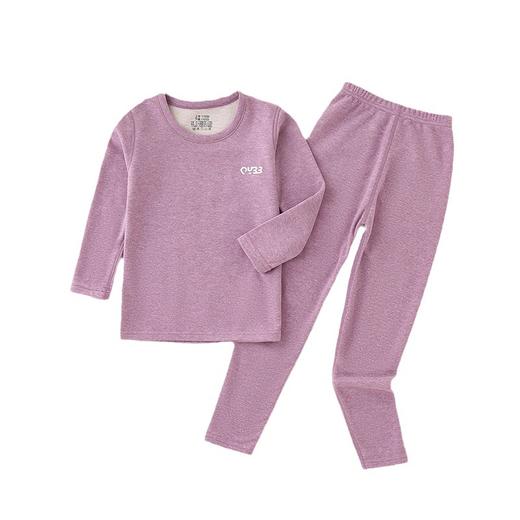 【多场景，一衣多穿！】青少年羊毛蚕丝打底保暖内衣套装，松紧裤腰宽松不勒肚，儿童秋衣秋裤睡衣男女童冬家居服，一套解决N种需求 商品图4