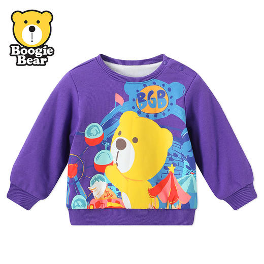 BOOGIEBEAR卜吉熊童装冬季圆领卫衣80-120 GF4255332 商品图2