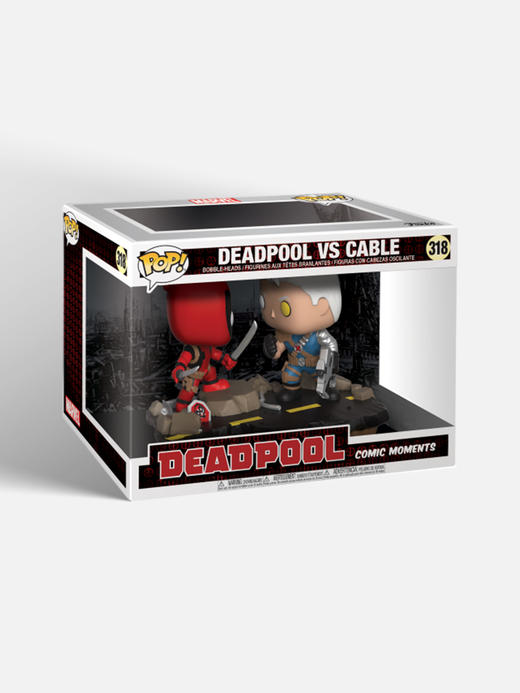 Funko POP Marvel Comic Moments  Deadpool vs. Cable 漫威 Comic Moments系列 死侍2死侍vs电索手办 商品图3