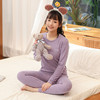 【多场景，一衣多穿！】青少年羊毛蚕丝打底保暖内衣套装，松紧裤腰宽松不勒肚，儿童秋衣秋裤睡衣男女童冬家居服，一套解决N种需求 商品缩略图9