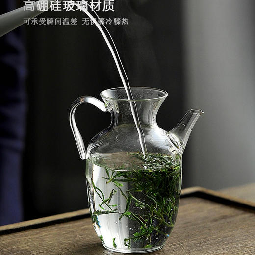 永利汇仿宋玻璃壶透明泡绿茶专用功夫耐热冷泡小茶壶泡茶器套装 商品图3
