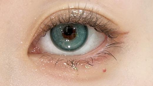 Lunarcon旗下 · 湖蓝流光&紫夜未眠｜ 14.2mm白狮参考着色待测 年抛美瞳【顺丰包邮】 商品图2