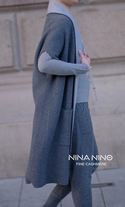 双层宝莱莉大衣（灰） 商品图1