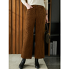 原形灯芯绒阔腿裤女2023春秋季新款韩版宽松体闲裤显瘦九分裤子 商品缩略图1