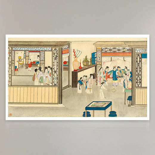 《红楼梦》绘本原作高清复刻画芯 商品图0