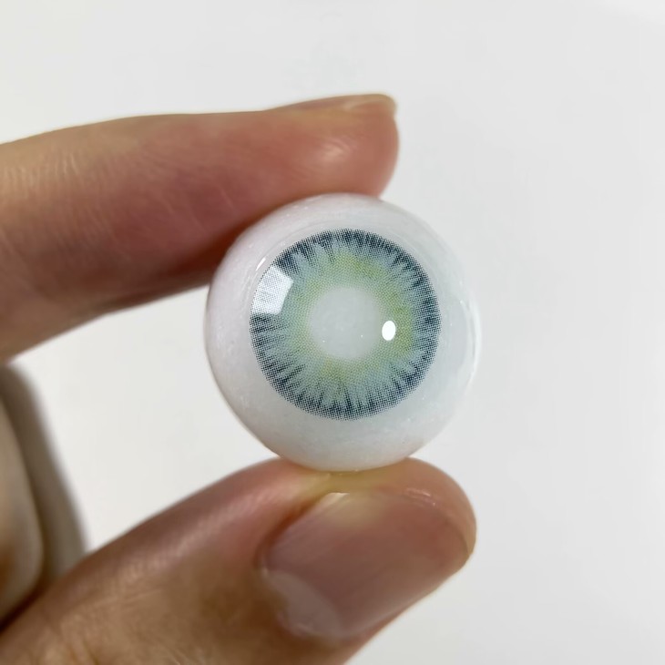 HUSHLENS 年抛隐形眼镜 诺曼底蓝 14.2mm 1副/2片 左右度数可不同 - VVCON美瞳网
