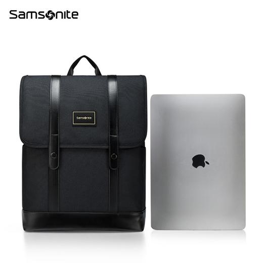 Samsonite//新秀丽背包男 商务笔记本电脑包轻便书包 96Q NU4 黑色96Q*09031 商品图6