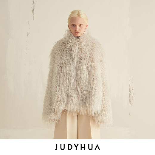 JUDYHUA 环保皮草外套 商品图0