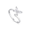 KADER卡蒂罗 冰晶蝴蝶 翩翩蝶舞造型设计梦幻开口可调节 S925银 戒指 女款 银白色 商品缩略图1