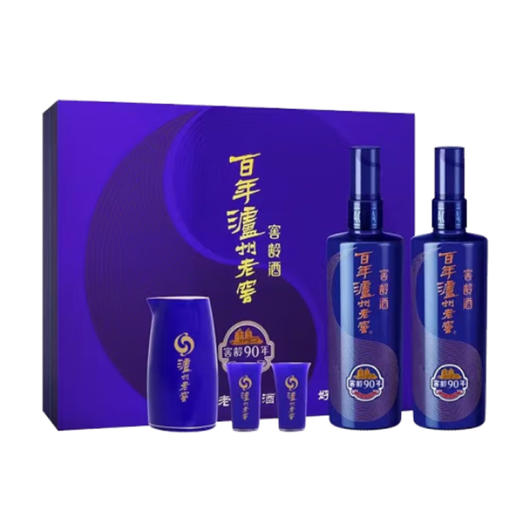 【酒厂直营】52度 百年泸州老窖窖龄酒90年 
 时光流影礼盒500ml*2 泸州老窖官方旗舰店 商品图8