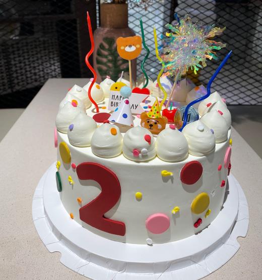 INS复古 按时长大 · 奶油霜蛋糕 商品图1