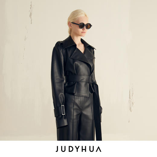 JUDYHUA 环保PU夹克 商品图1
