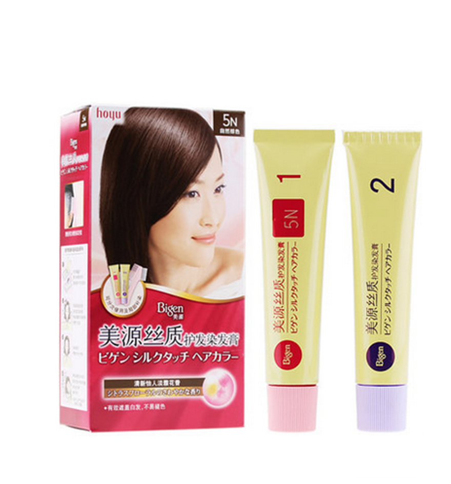 【美源丝质护发染发膏 】天然植物染发剂  遮盖白发  适合短发补染 3盒装