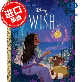 迪士尼星愿 小金书 电影周边书 儿童绘本故事 英文原版 Disney Wish Little Golden Book 2-5岁 