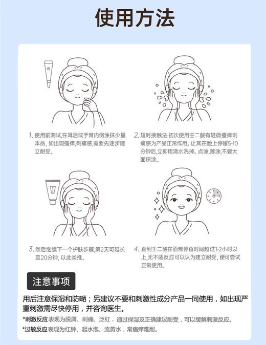 首博尔壬二酸清痘凝胶15g/支+首博尔葡聚糖B5安舒喷雾50毫升/支 商品图9