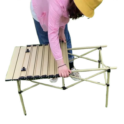 百货世界-飞图乐米白折叠桌椅方桌五件套ZDZY0100（象印专柜） 商品图3