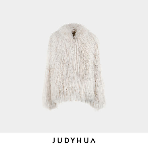 JUDYHUA 环保皮草外套 商品图3