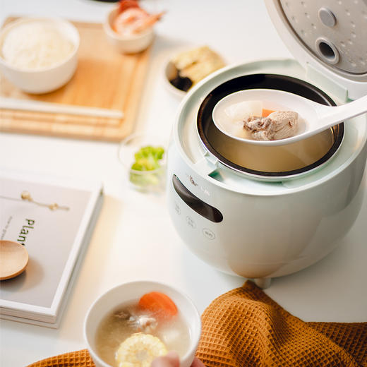 【小程序】小熊(Bear)电饭煲 电饭锅小2人家用1-2人智能预约1.2L多功能小型迷你宿舍小锅米饭锅 DFB-B12L5 商品图4