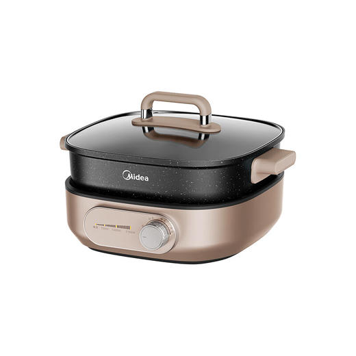 美的（Midea）电火锅6L大容量分体式家用多功能电热锅多用途锅炖煮涮多用锅 MC-HGS303004【ZMD安心系列】 商品图0