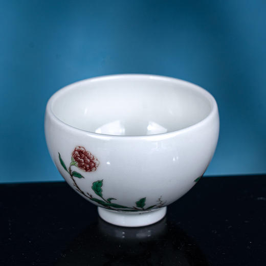 五彩花卉罗汉杯 商品图4