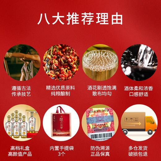 【酒厂直营】52度 泸州御酒逸彩装 500ml*6瓶  泸州老窖官方旗舰店 商品图7