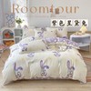 占姆士奥莱款 小清新简约长绒棉四件套床上用品轻奢被套罩床单冬 学生宿舍床上用品 商品缩略图3