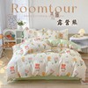 占姆士奥莱款 小清新简约长绒棉四件套床上用品轻奢被套罩床单冬 学生宿舍床上用品 商品缩略图9
