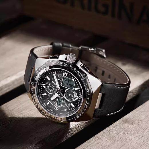 西铁城/CITIZEN光动能PROMASTER系列运动航空计时男表JY8148-08L 商品图2