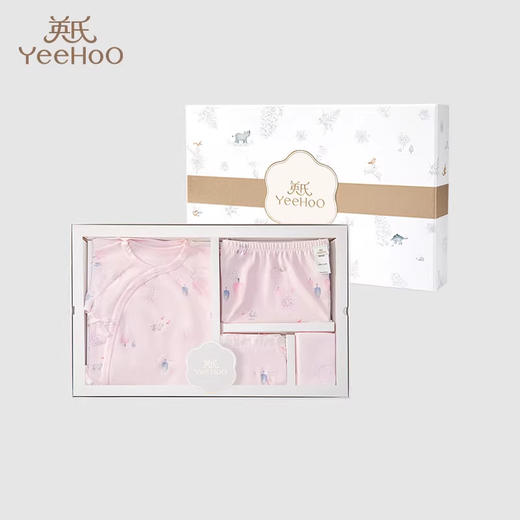 英氏新生儿男女婴儿衣服满月宝宝礼盒5件套 YMLNJ0P011A 商品图4