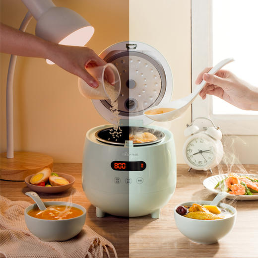 【小程序】小熊(Bear)电饭煲 电饭锅小2人家用1-2人智能预约1.2L多功能小型迷你宿舍小锅米饭锅 DFB-B12L5 商品图2