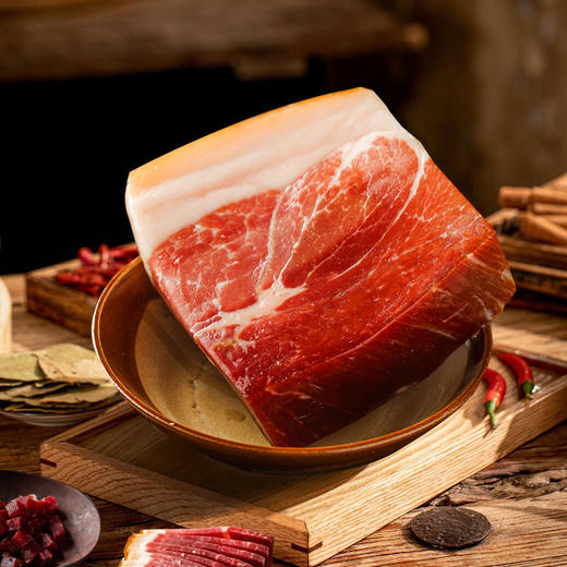 宣字 醇香火腿块两年（盒装）500g 商品图1