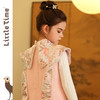 littletime女童中国风披肩背心裙2023秋冬新款毛呢连衣裙新年汉服 商品缩略图1