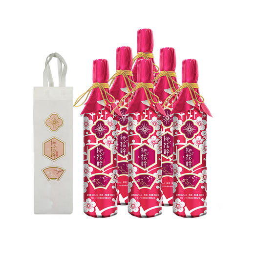 【微醺时刻】12度 桃花醉（红色版） 果酒 500ml*6    泸州老窖官方旗舰店 商品图1