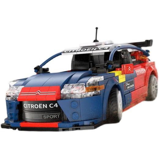 【双鹰】咔搭可遥控电动积木车雪铁龙系列拼装跑车男孩玩具车生日礼物 商品图4