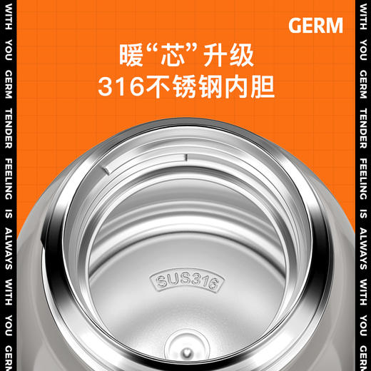 可口可乐联名款】GERM格沵 可口可乐联名款 徽章、抱抱熊、律动系列保温杯 3款可选【G】 商品图3