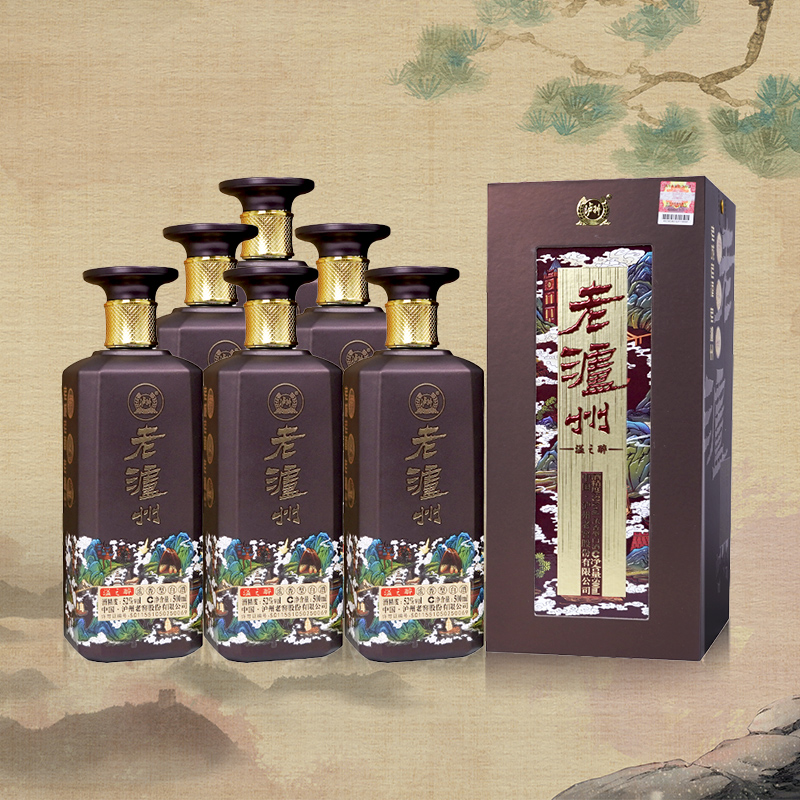 【限时秒杀】52度 老泸州溢之醉酒 500ml*6（非原箱） 泸州老窖官方旗舰店